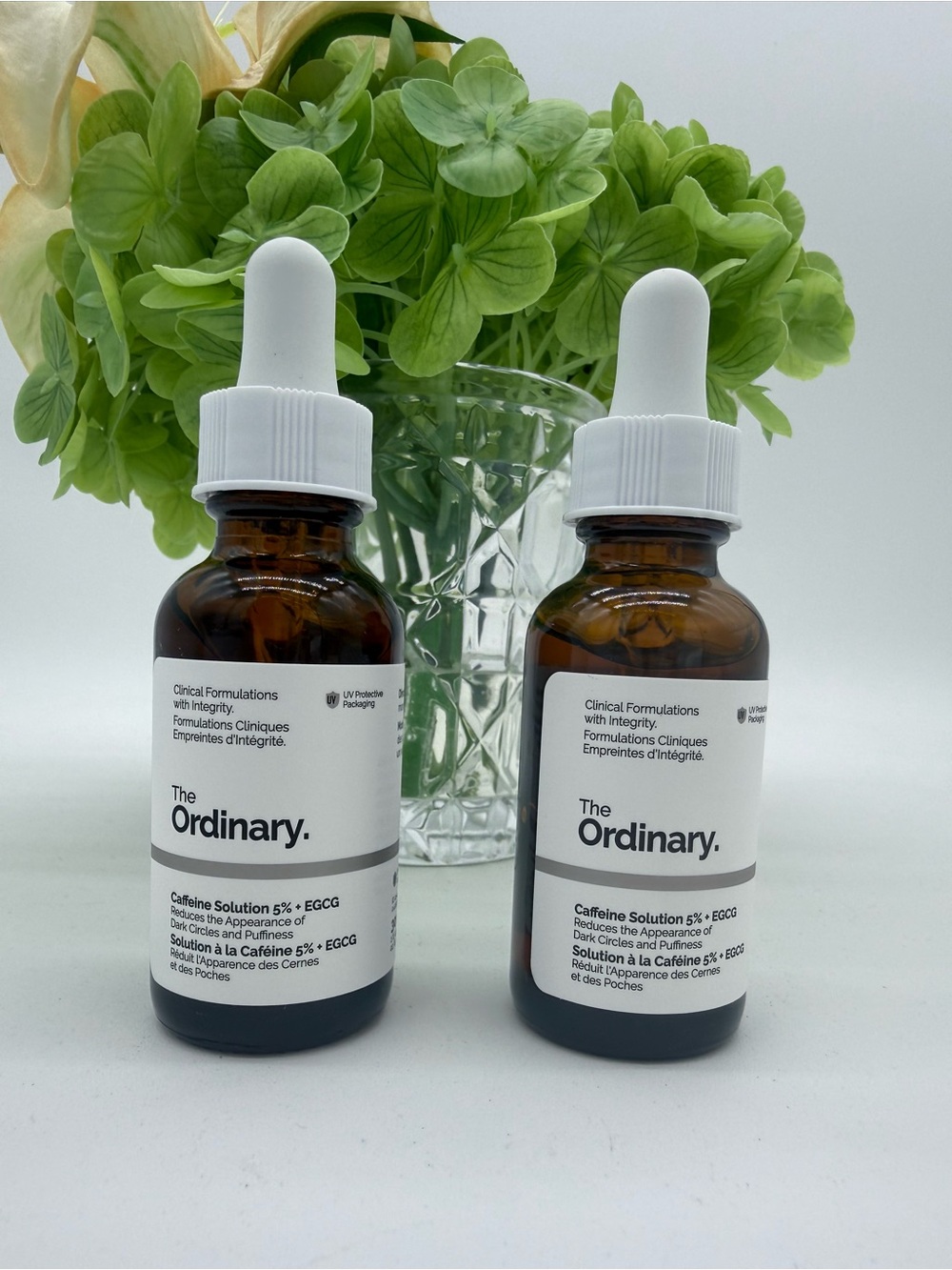 2 The Ordinary Caffeine Solution 5% + EGCG 30ml / 1 oz Each